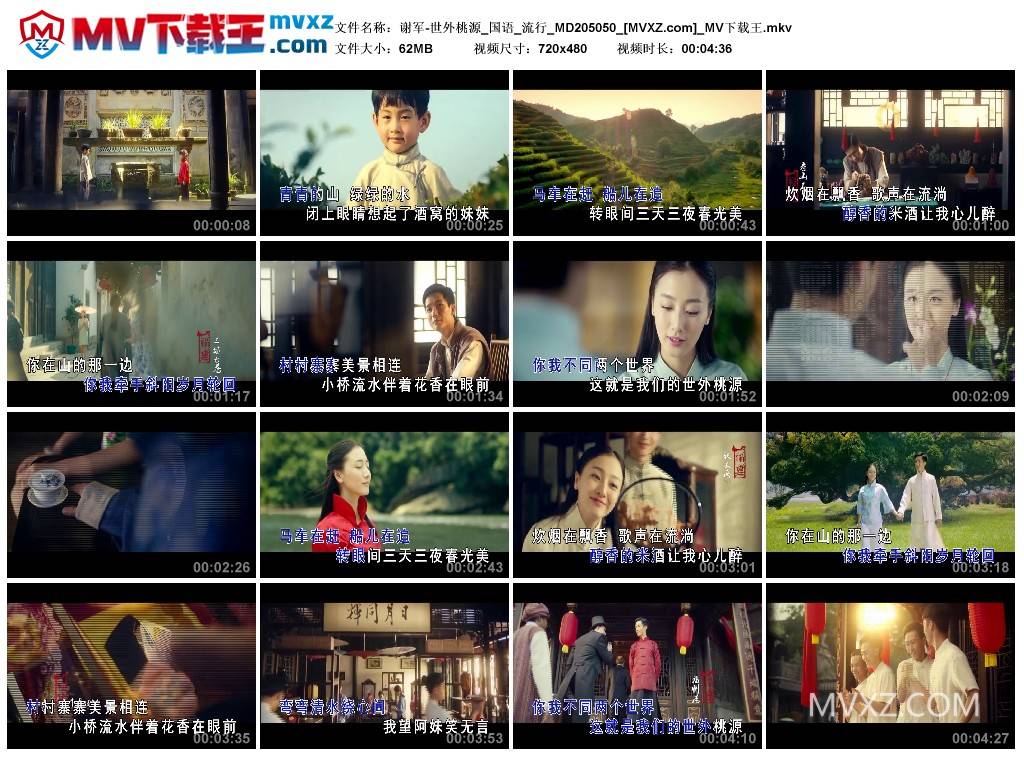 谢军-世外桃源_国语_流行_MD205050